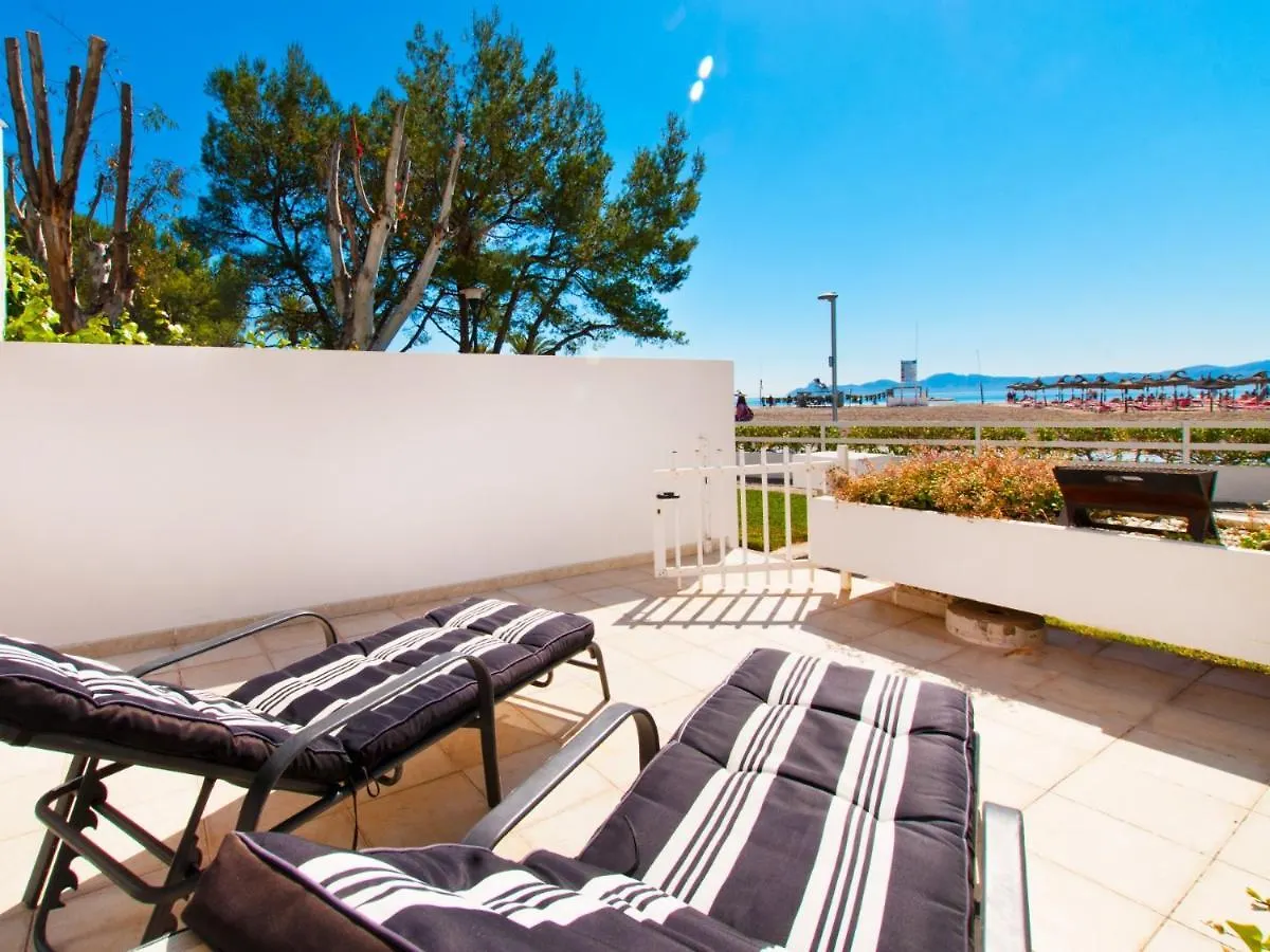 Apartment Oiza Sand Castle 24 At Alcudia Beach, Wifi And Aircon