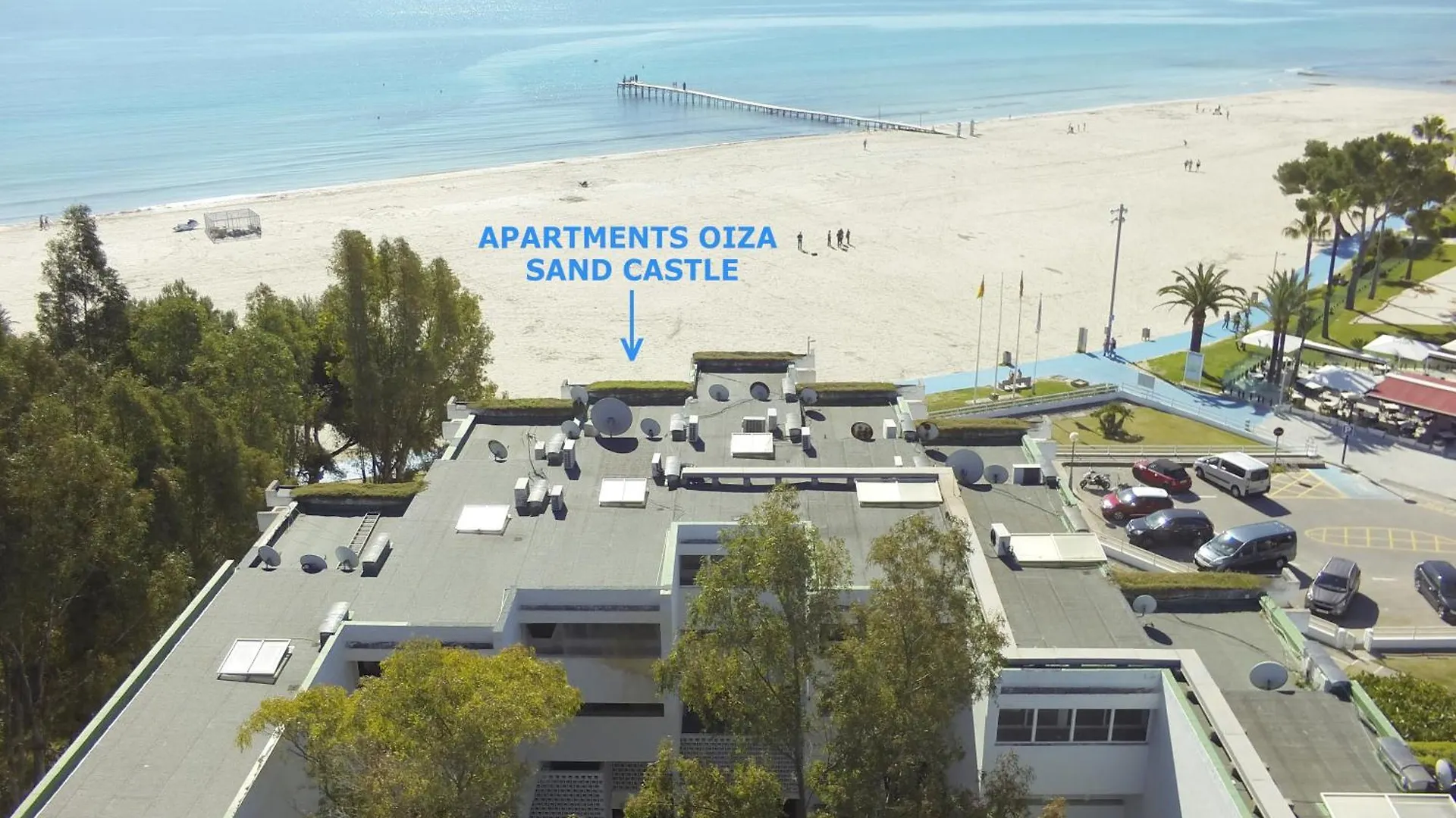Apartment Oiza Sand Castle 24 At Alcudia Beach, Wifi And Aircon
